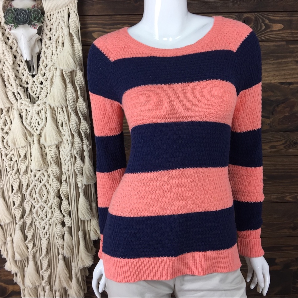 Between Me & You | Striped Knit Rib Sweater - Picture 2 of 5